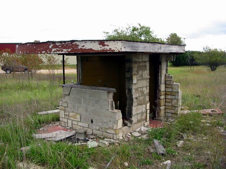 Hilltop Drive-In Theatre - Ticket Booth Again (newer photo)
